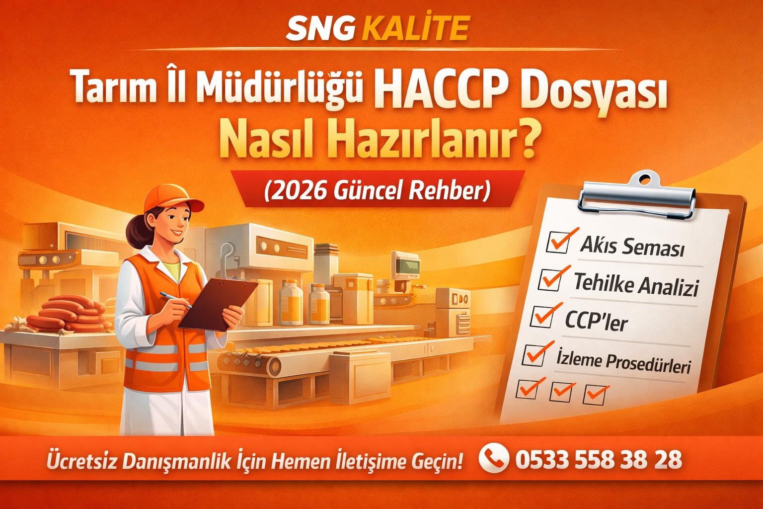 Tarım İl Müdürlüğü HACCP Dosyası Nasıl Hazırlanır? (2026 Güncel Rehber)
