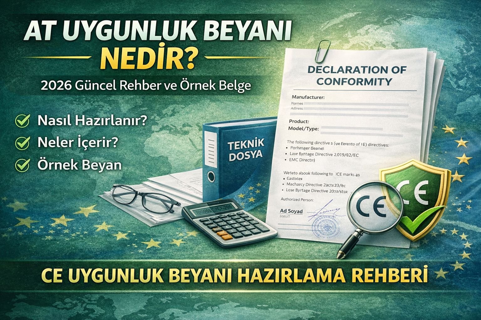 AT Uygunluk Beyanı Nedir? 2026 Güncel Rehber ve Örnek Belge