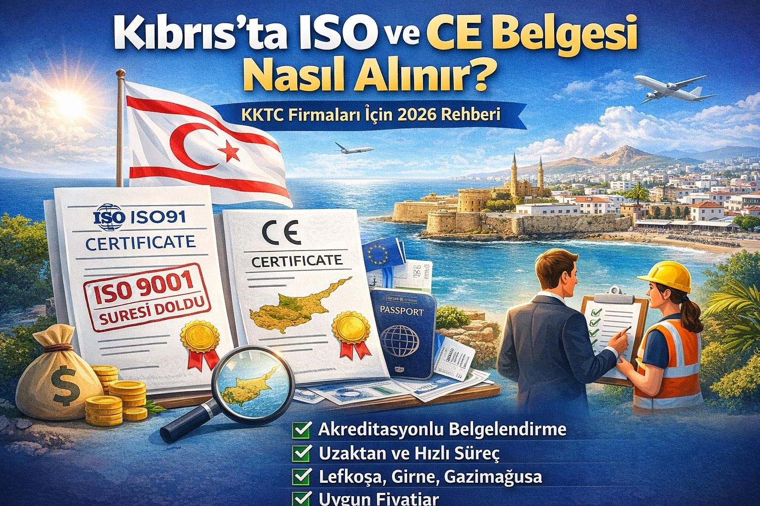 Kıbrıs’ta ISO ve CE Belgesi Nasıl Alınır? KKTC Firmaları İçin 2026 Rehberi