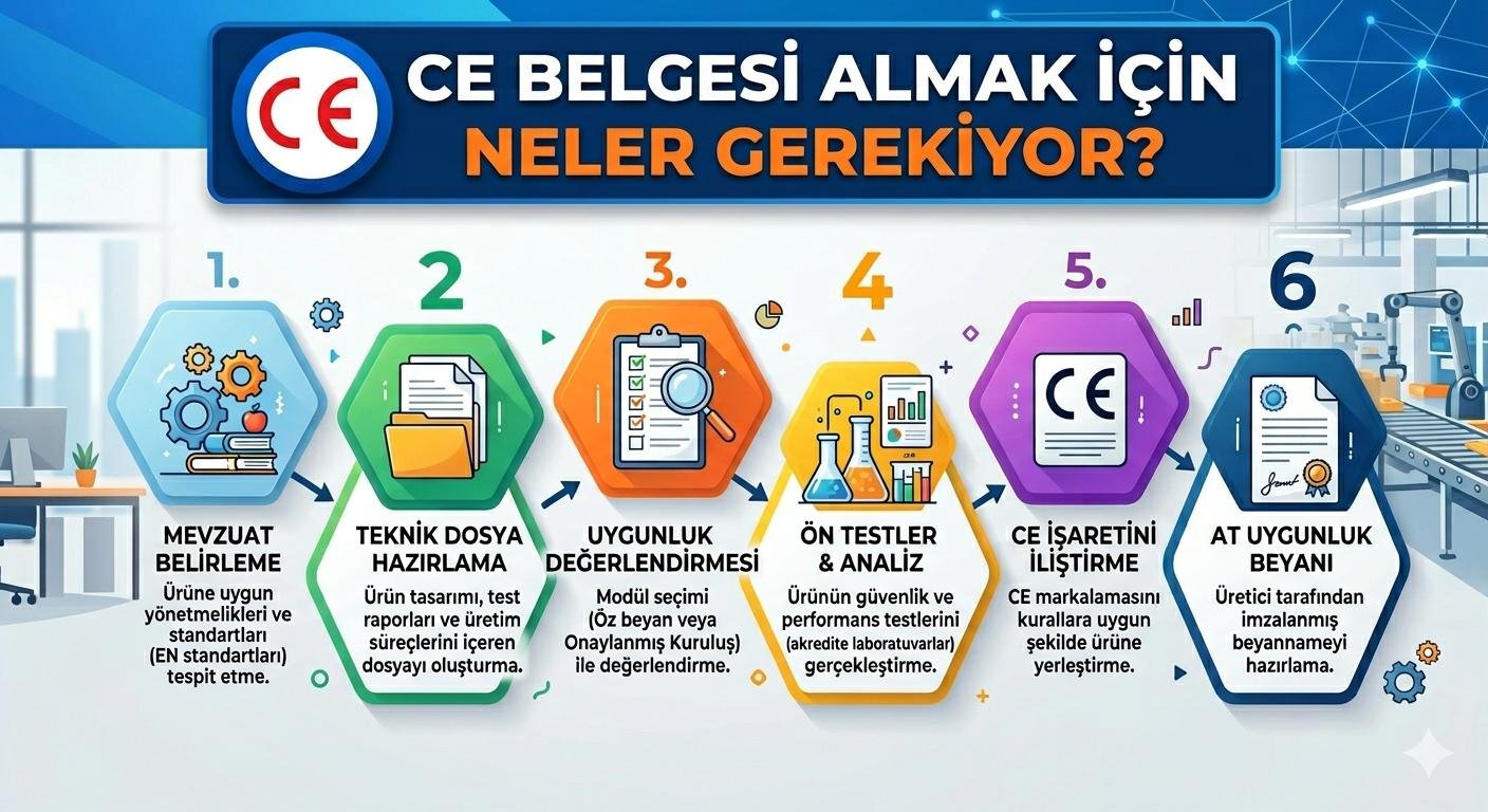 CE Belgesi Almak İçin Neler Gerekiyor? (Detaylı Rehber)