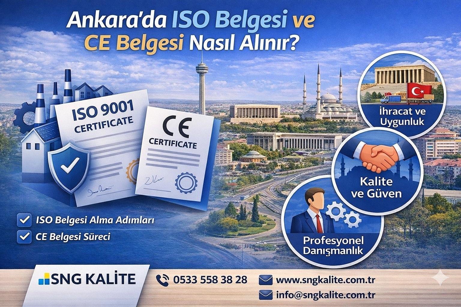 Ankara’da ISO ve CE Belgesi Nasıl Alınır? (2026 Güncel Rehber)