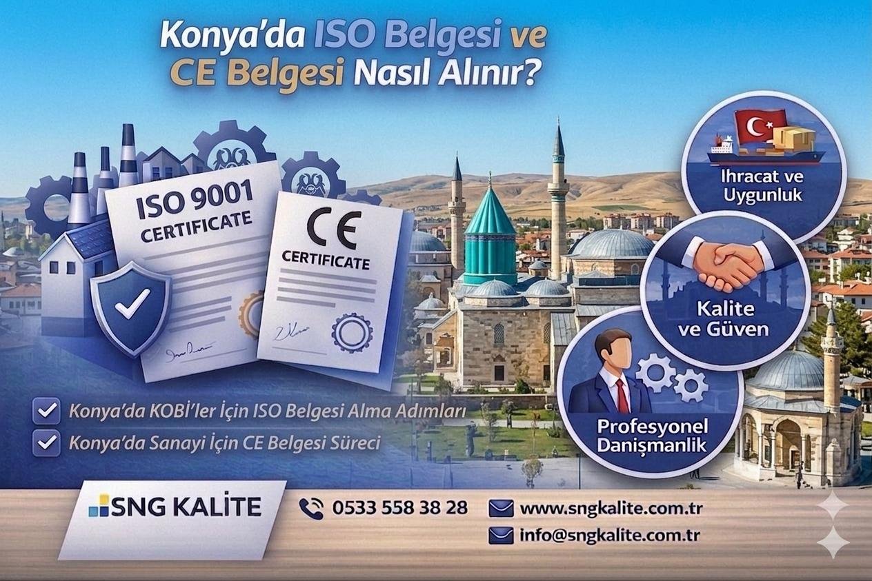 Konya’da ISO Belgesi ve CE Belgesi Nasıl Alınır? 2026 Güncel Rehber