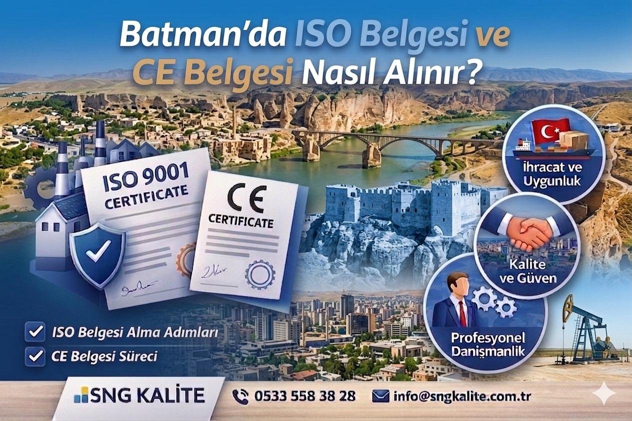 Batman’da ISO ve CE Belgesi Nasıl Alınır? (2026 Güncel Rehber)
