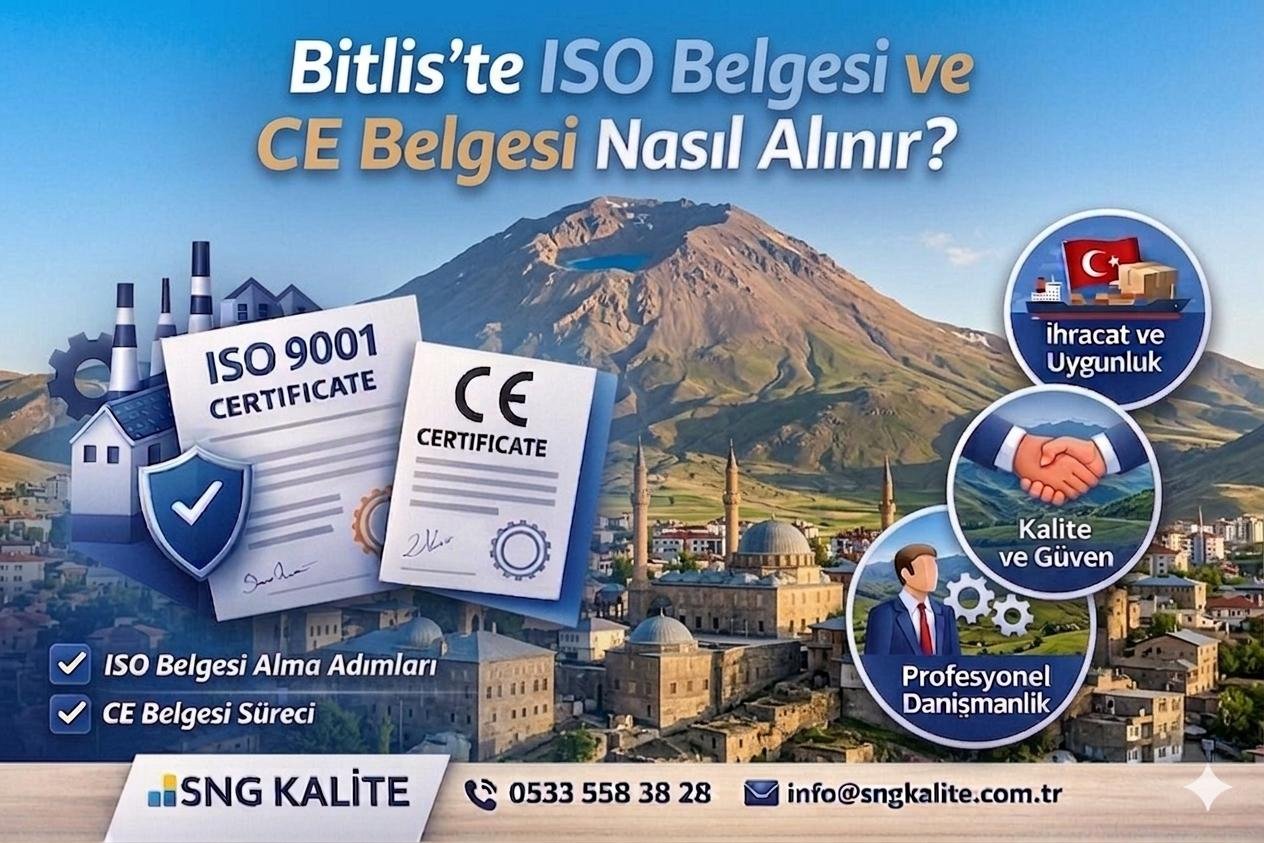 Bitlis’te ISO ve CE Belgesi Nasıl Alınır? 2026 Güncel Rehber