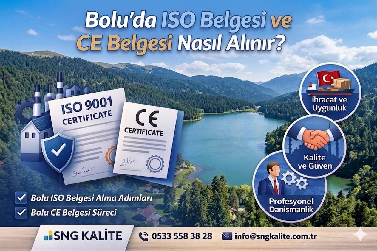 Bolu’da ISO ve CE Belgesi Nasıl Alınır? 2026 Güncel Rehber