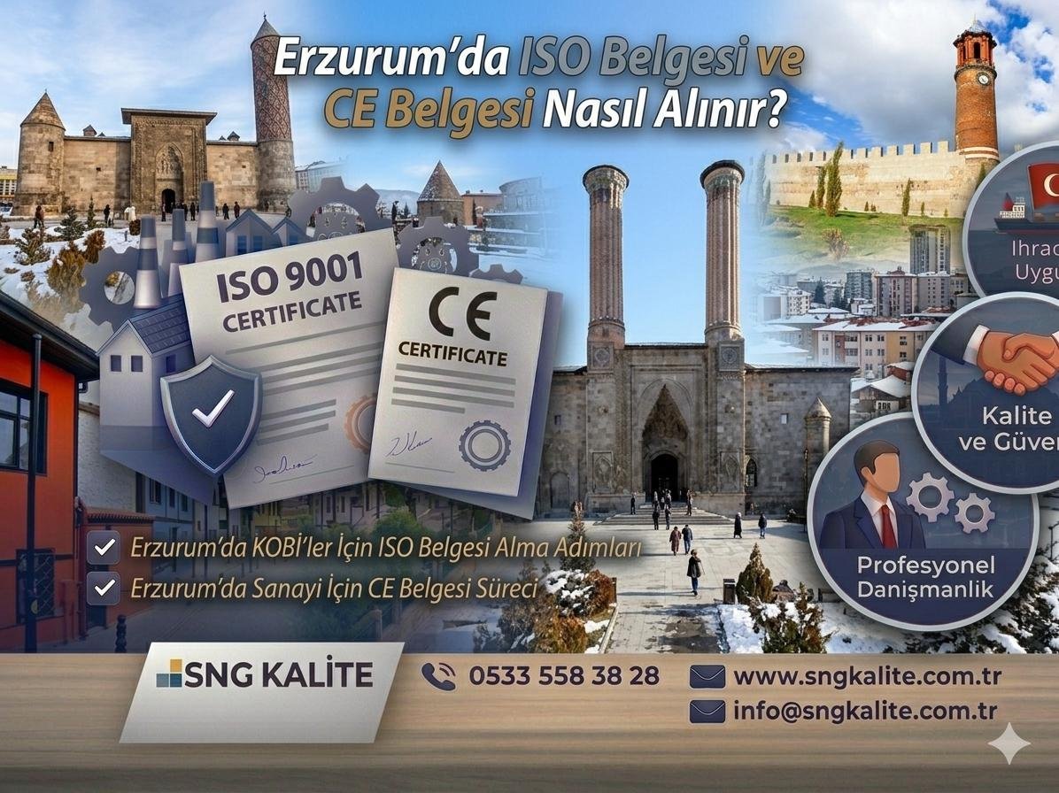 Erzurum’da ISO Belgesi ve CE Belgesi Nasıl Alınır? (2026 Güncel Rehber)