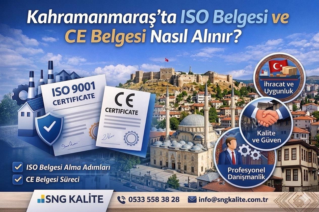 Kahramanmaraş’ta ISO Belgesi ve CE Belgesi Nasıl Alınır? (2026 Güncel ve Kapsamlı Rehber)