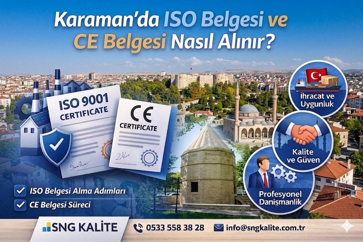 Karaman’da ISO Belgesi ve CE Belgesi Nasıl Alınır? (2026 Güncel Rehber)