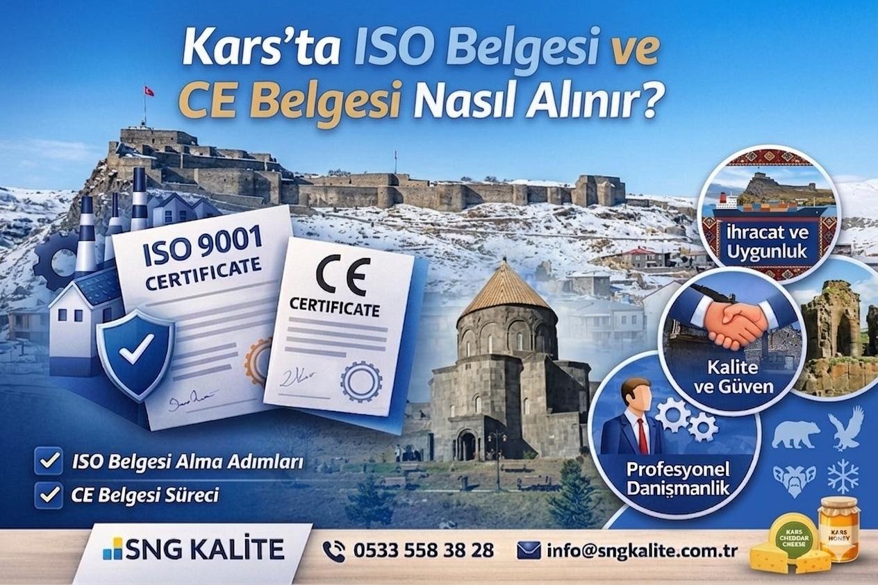 Kars'ta ISO Belgesi ve CE Belgesi Nasıl Alınır? 2026 Güncel Rehber