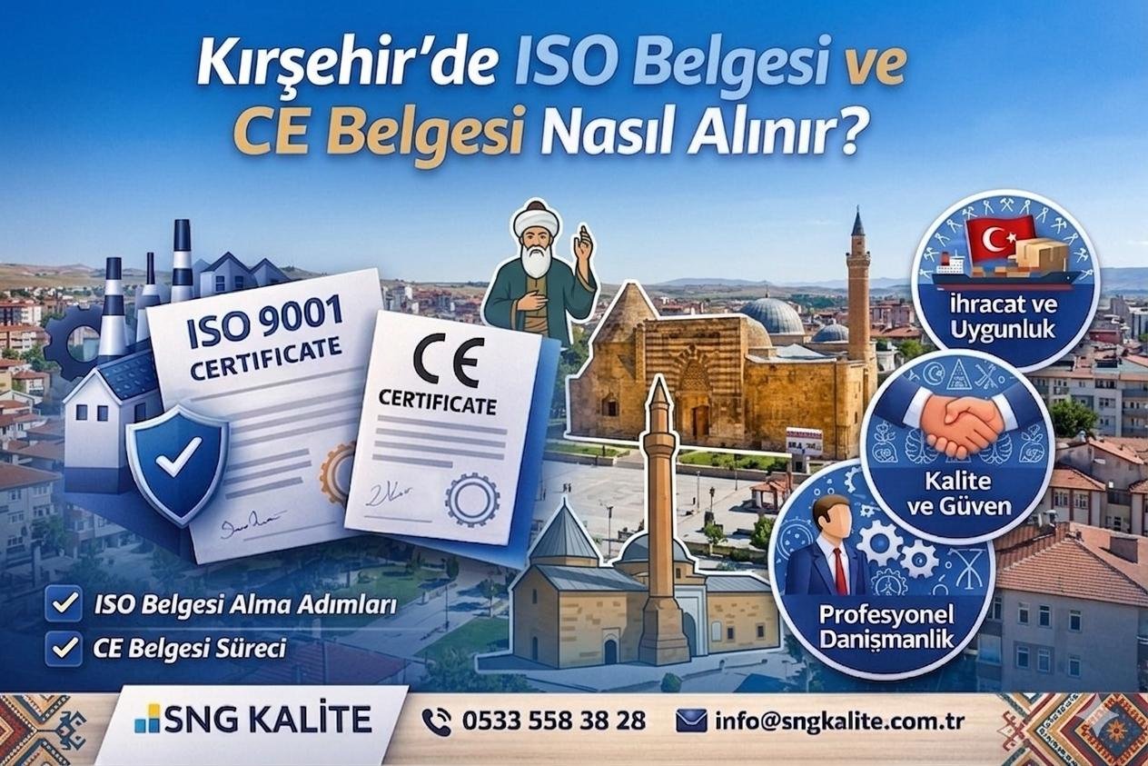 Kırşehir’de ISO Belgesi ve CE Belgesi Nasıl Alınır? (2026 Güncel Rehber)