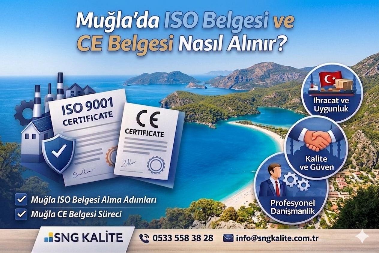 Muğla’da ISO Belgesi ve CE Belgesi Nasıl Alınır? (2026 Güncel Rehber)