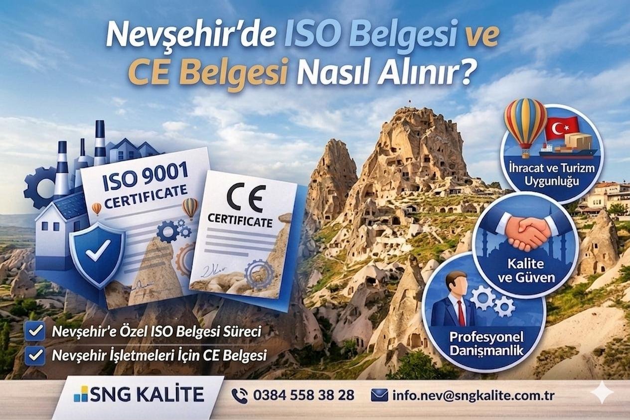 Nevşehir’de ISO Belgesi ve CE Belgesi Nasıl Alınır? (Kapadokya Turizmi ve Üretim İçin 2026 Tam Rehber)