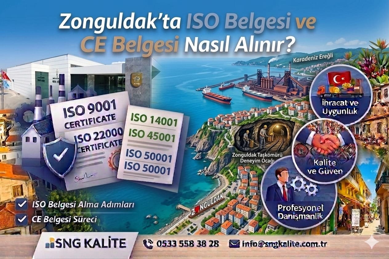 Zonguldak’ta ISO Belgesi ve CE Belgesi Nasıl Alınır? (2026 Rehberi)