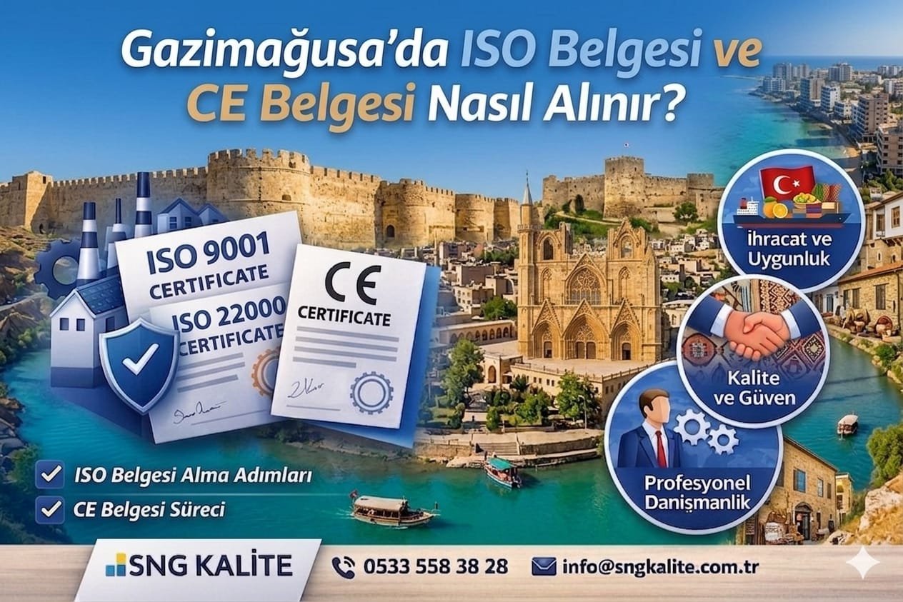 Kıbrıs Gazimağusa’da ISO Belgesi ve CE Belgesi Nasıl Alınır? (2026 Rehberi)