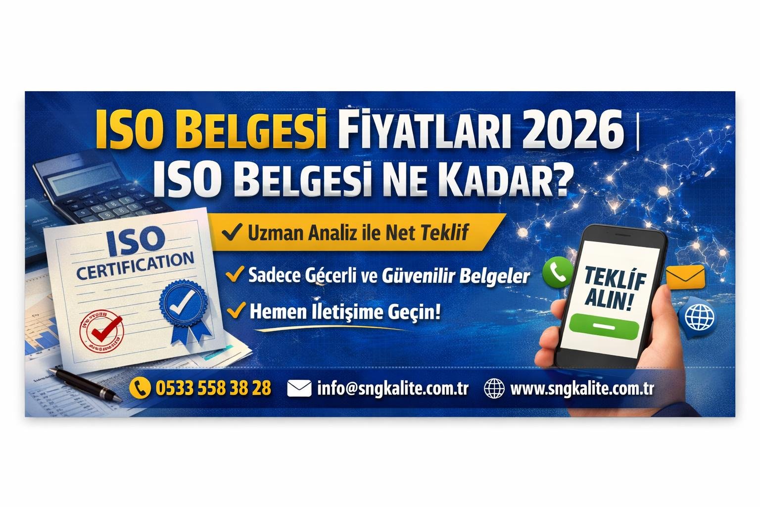 ISO 14001 BELGE FİYATI - SNG KALİTE