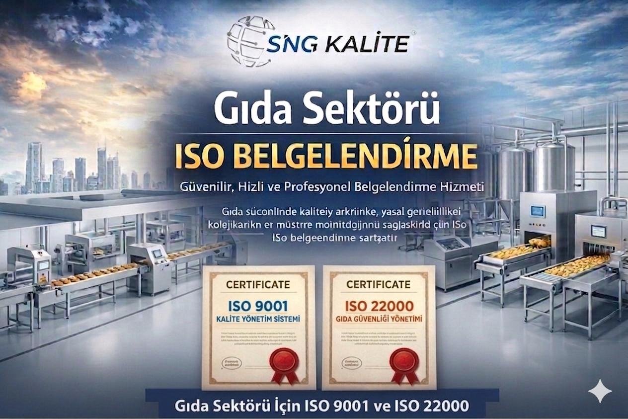 Gıda Sektörü için ISO Belgelendirme