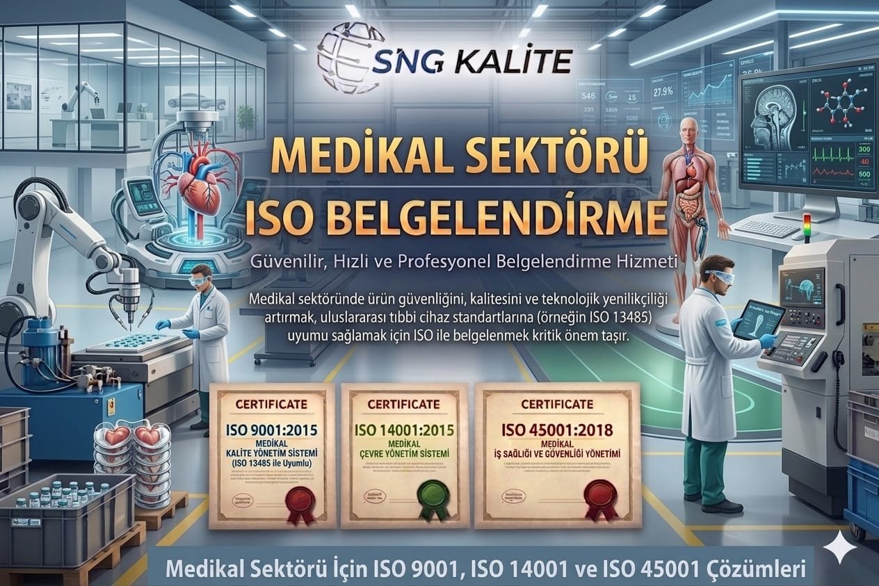 Medikal Sektörü için ISO Belgelendirme